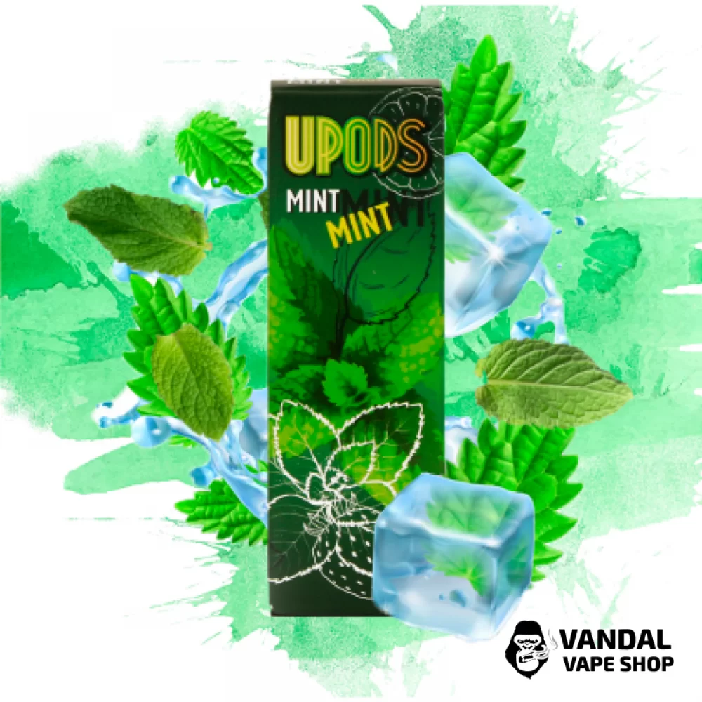 Жидкость Black Triangle Upods Mint НА СОЛЕВОМ НИКОТИНЕ 50 мг со вкусом мяты