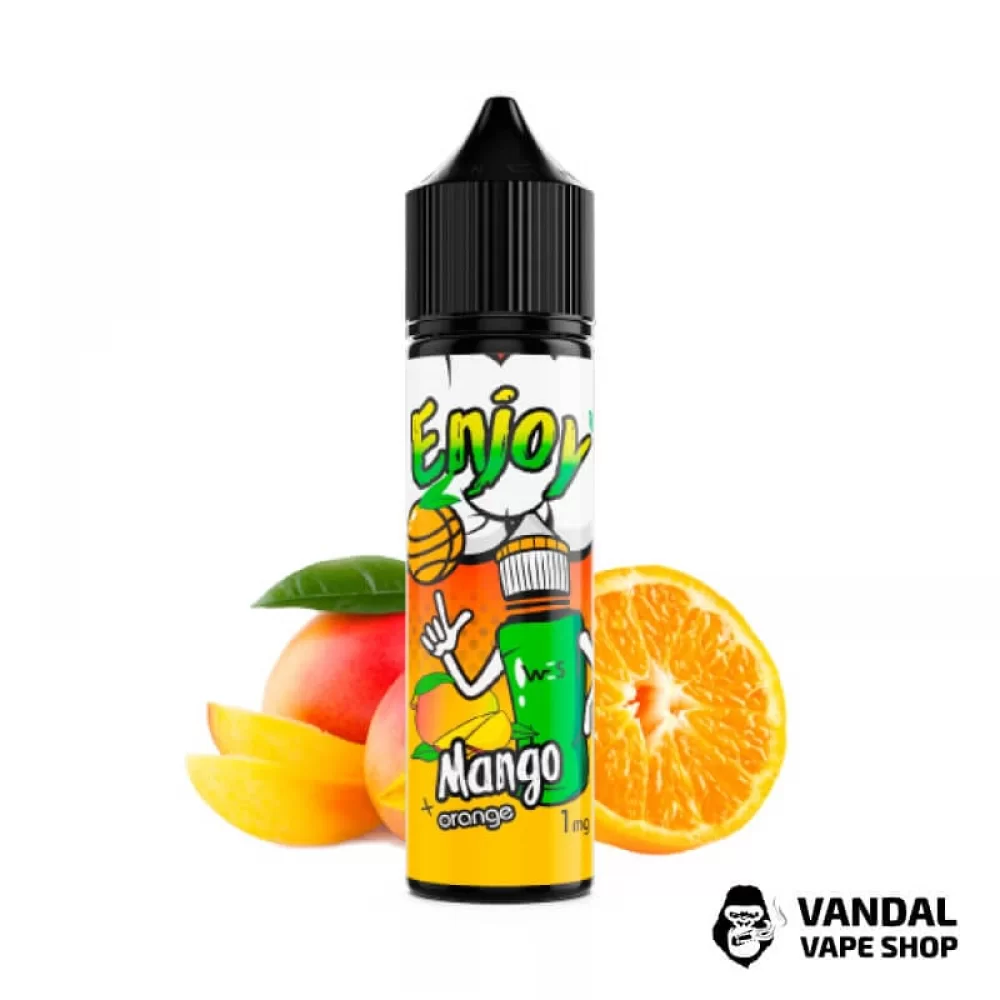 Жидкость WES Split - Enjoy 60 мл 6 мг НА ОРГАНИЧЕСКОМ НИКОТИНЕ СО ВКУСОМ манго и апельсина