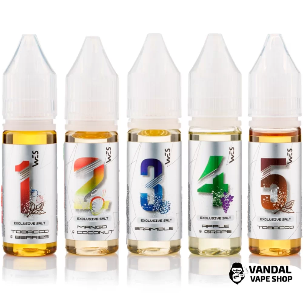 Рідина WES SILVER 15 мл на сольовому нікотині