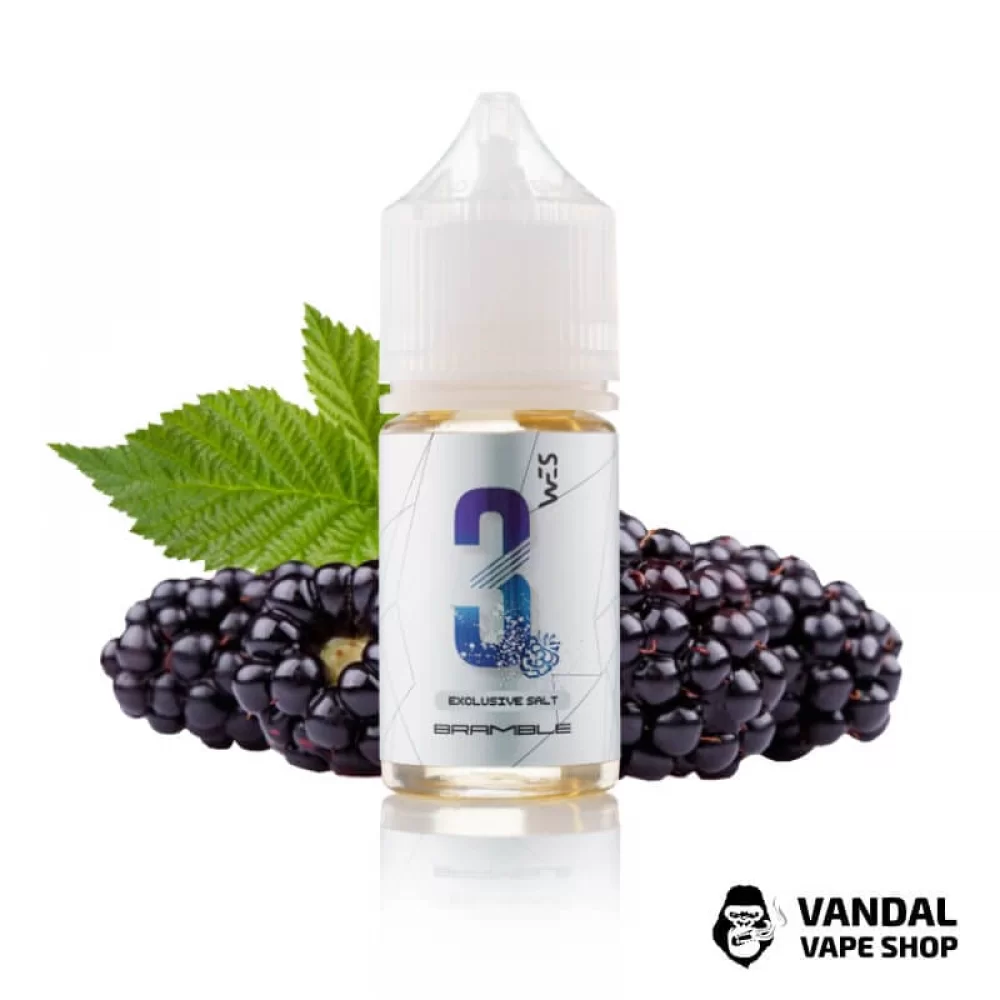 Рідина WES SILVER 30 мл 25 мг на сольовому нікотині зі смаком ожини Рідина WES SILVER 30 мл 25 мг на сольовому нікотині зі смаком ожини