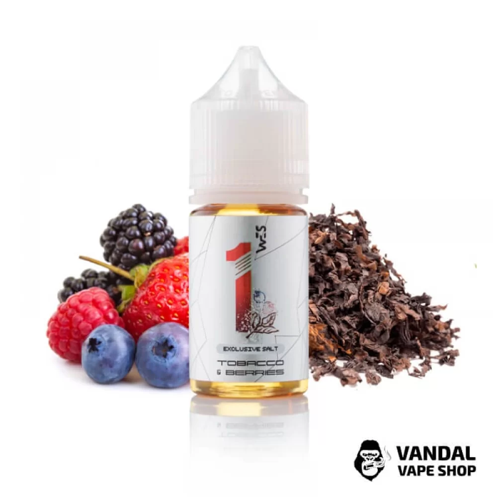 Жидкость WES SILVER 30 мл 50 мг на солевом никотине со вкусом табака и ягод