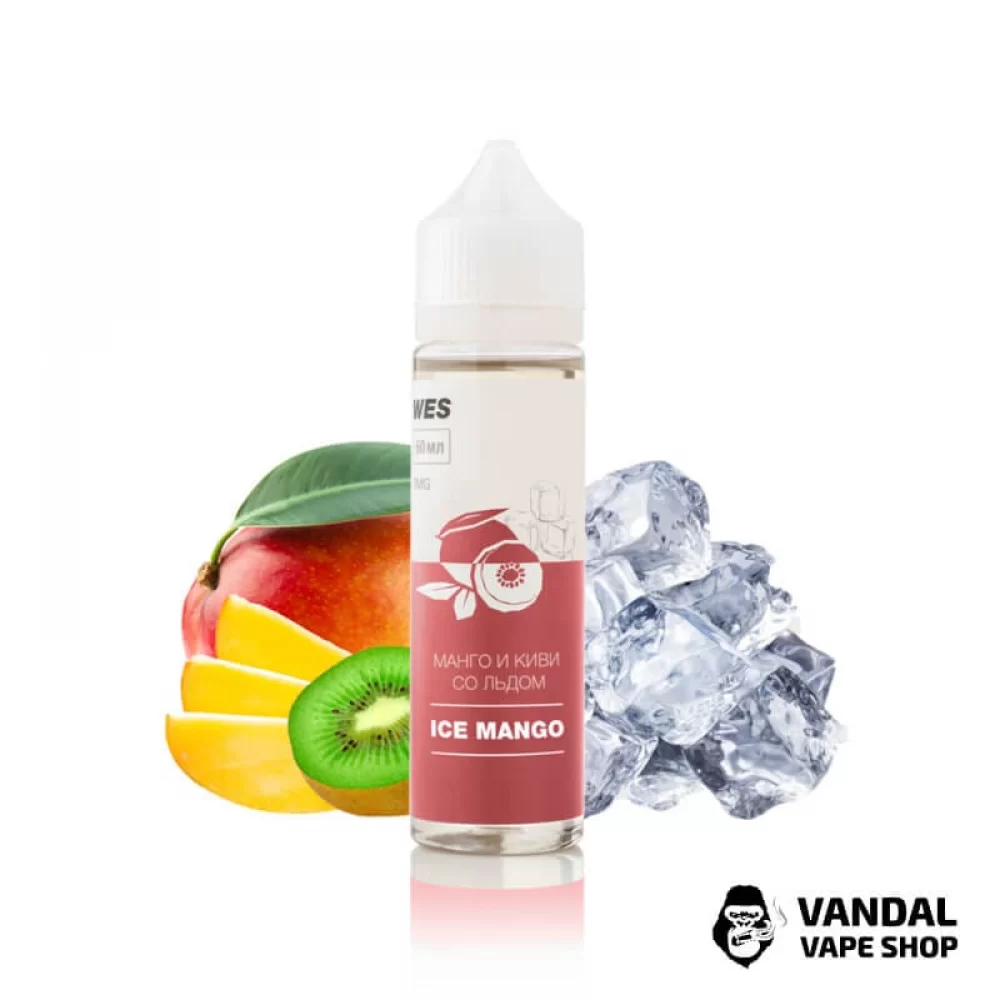 Рідина WES The First - Ice Mango 60 мл 6 мг на органічному нікотині зі смаком манго та ківі з льодом Рідина WES The First - Ice Mango 60 мл 6 мг на органічному нікотині зі смаком манго та ківі з льодом
