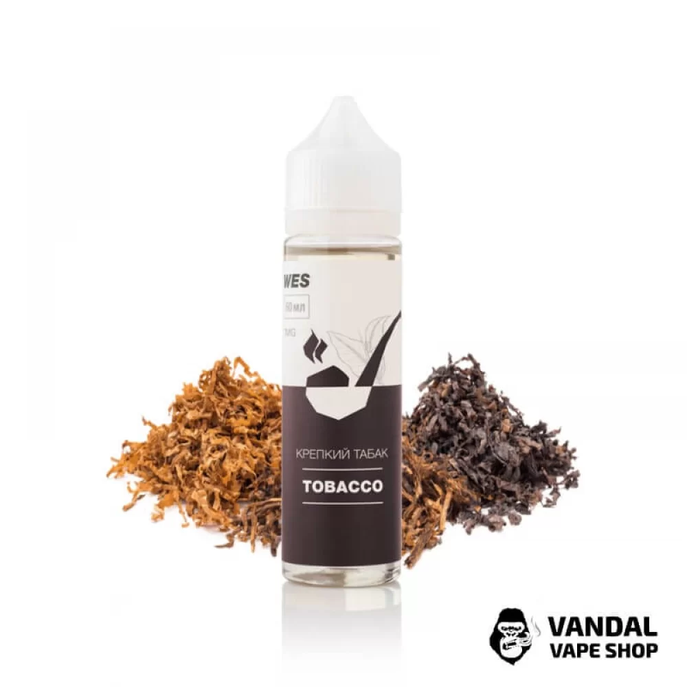 Жидкость WES The First - Tobacco 60 мл 3 мг НА ОРГАНИЧЕСКОМ НИКОТИНЕ СО ВКУСОМ крепкого табака Жидкость WES The First - Tobacco 60 мл 3 мг НА ОРГАНИЧЕСКОМ НИКОТИНЕ СО ВКУСОМ крепкого табака