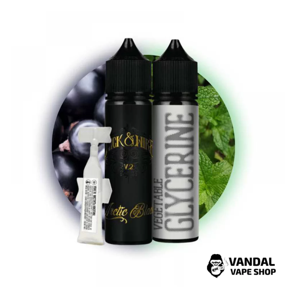 Набір для самозамісу Wick&Wire Organic 60 мл 3 мг зі смаком смородини з м'ятою