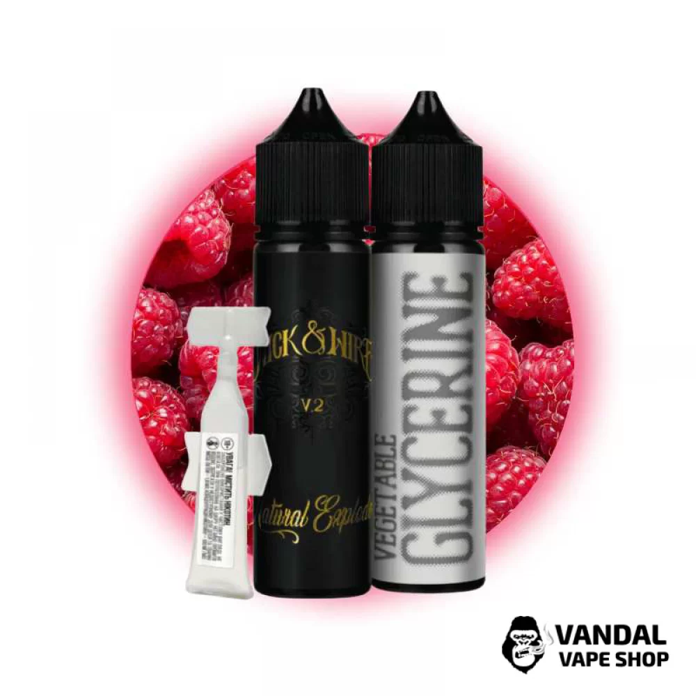 Набор для самозамеса Wick&Wire Organic 60 мл 3 мг со вкусом малины