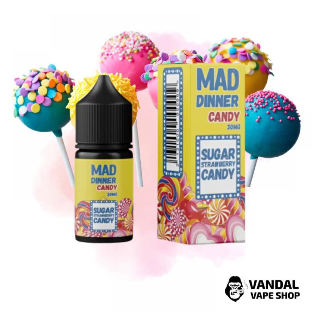 Mad Dinner 30 мл НА СОЛЕВОМ НИКОТИНЕ 65 мг со вкусом конфет