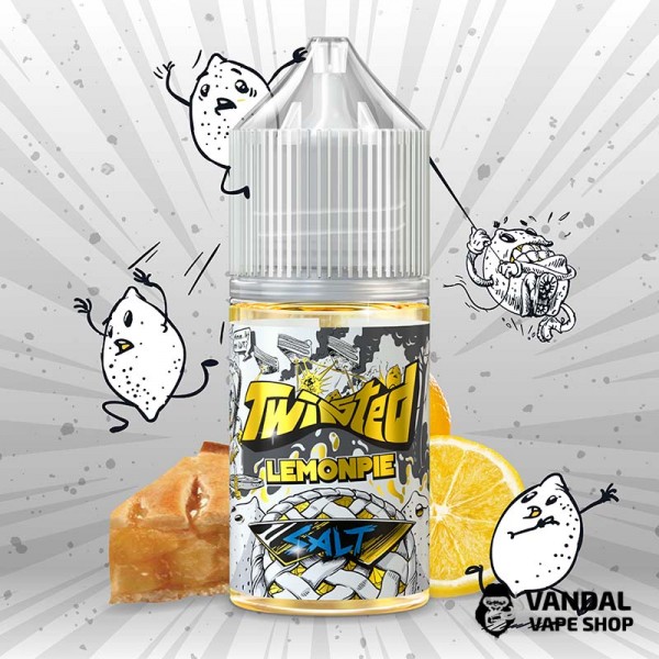 Рідина Twisted Salt - 30 мл НА СОЛьовому нікотині 25 мг зі смаком лимонного пирога