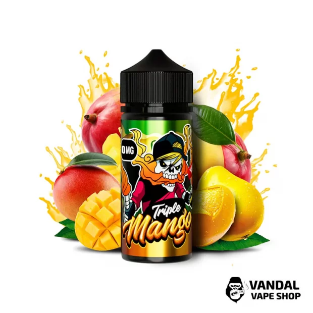 Жидкость Flamingo 100 мл на органическом никотине 0 мг со вкусом трех сортов манго
