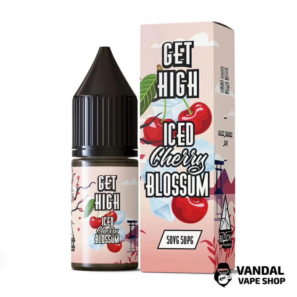ЖИДКОСТЬ Get High - 10 мл НА СОЛЕВОМ НИКОТИНЕ 30 мг со вкусом вишни с холодком