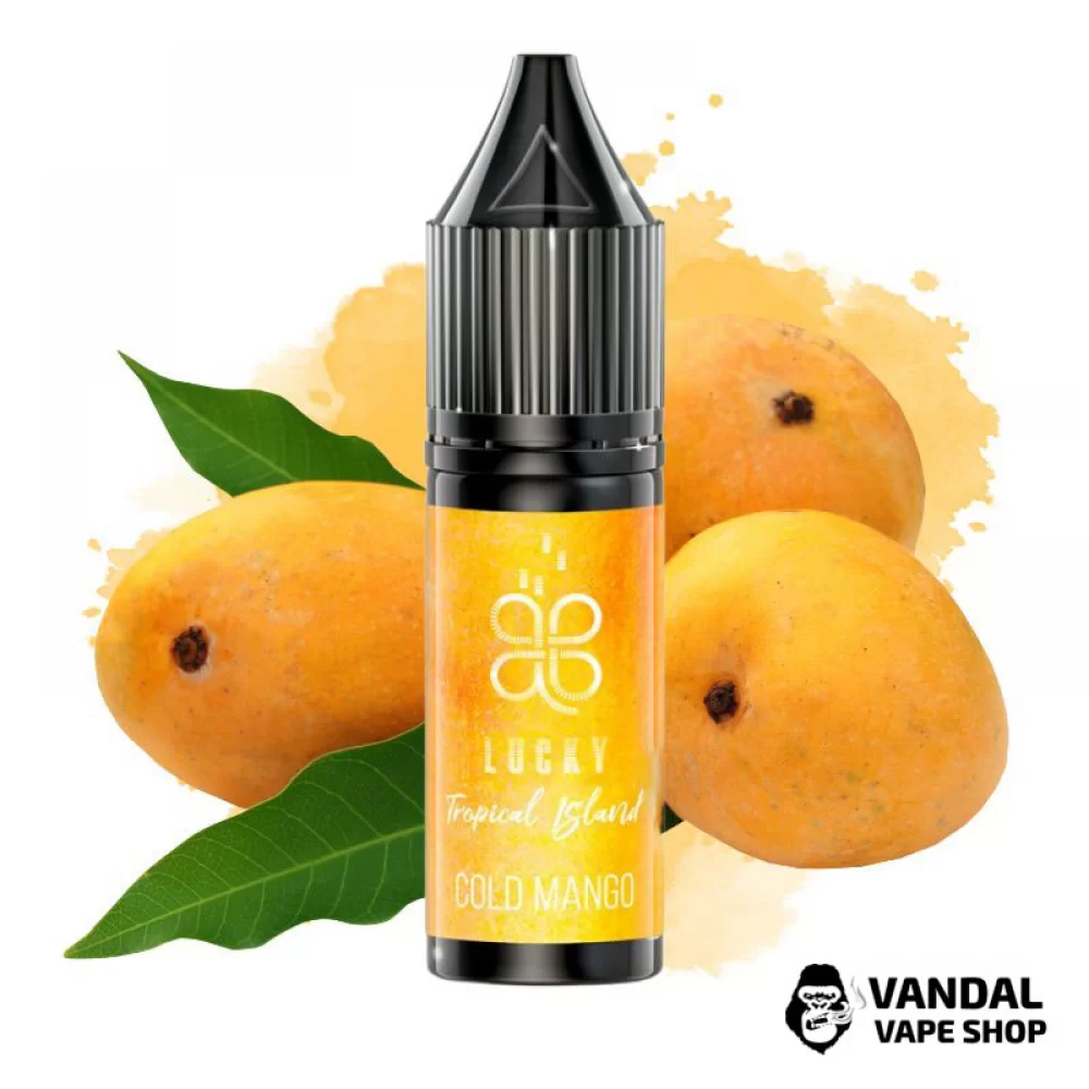 ЖИДКОСТЬ Lucky Salt 15 мл НА СОЛЕВОМ НИКОТИНЕ 50 мг со вкусом холодного манго ЖИДКОСТЬ Lucky Salt 15 мл НА СОЛЕВОМ НИКОТИНЕ 50 мг со вкусом холодного манго
