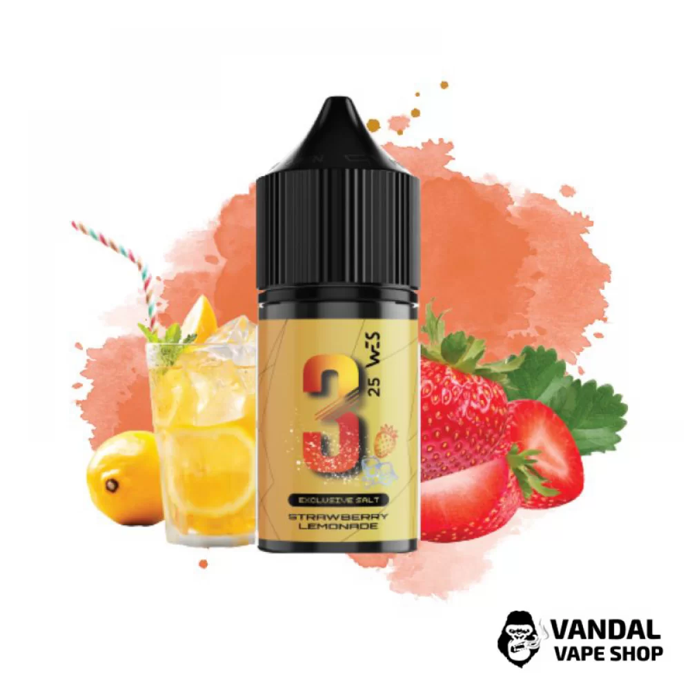 WES Gold 30 мл НА СОЛЕВОМ НИКОТИНЕ 50 мг со вкусом клубничного лимонада