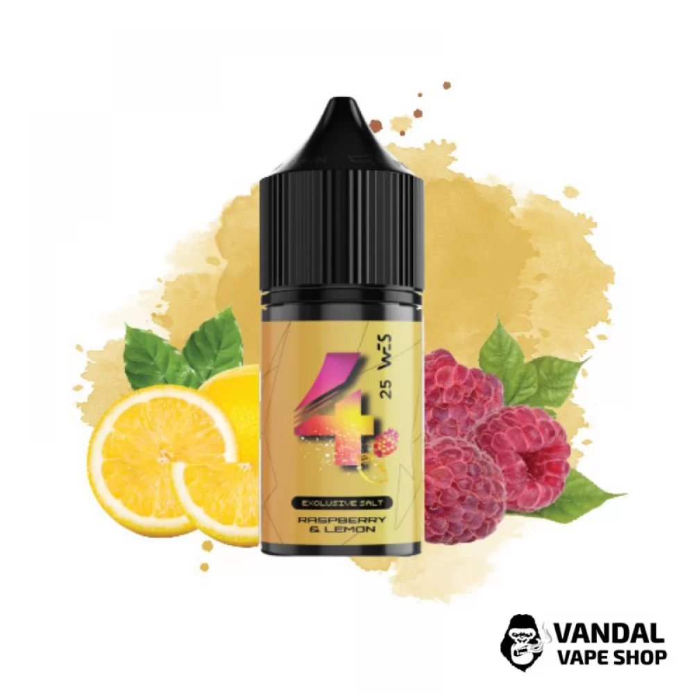 WES Gold 30 мл НА СОЛЬОВОМУ НІКОТИНІ 25 мг зі смаком малини і лимону