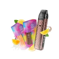 Набор L 2.0: Voopoo VMATE Pro Power Edition Armor Copper + Lucky 30 мл Cola 65 мг + Lucky 30 мл Orange Lemonade 65 мг + Стикерпак