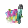 Набор L 2.0: Voopoo VMATE Pro Power Edition Armor Green + Lucky 30 мл Spearmint 65 мг + Lucky 30 мл Cactus Guava Kiwi 65 мг + Стикерпак