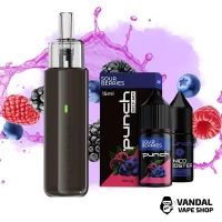 Набор S: VooPoo Doric Q Deep Brown + Sour Berries 15 мл 50 мг