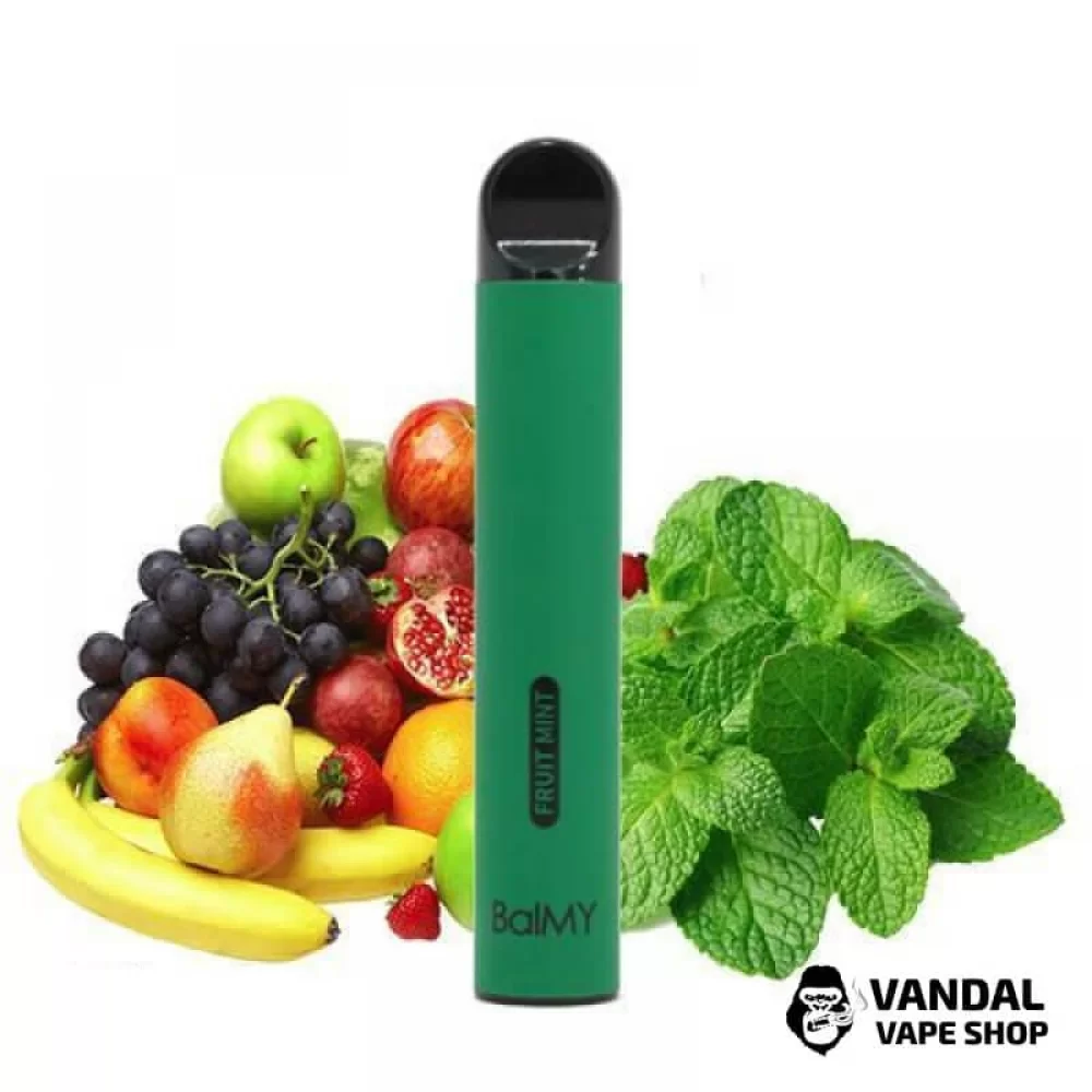 Одноразовая POD-система BalMY Disposable Pod Device 50 мг на 500 затяжек со вкусом мяты с фруктами