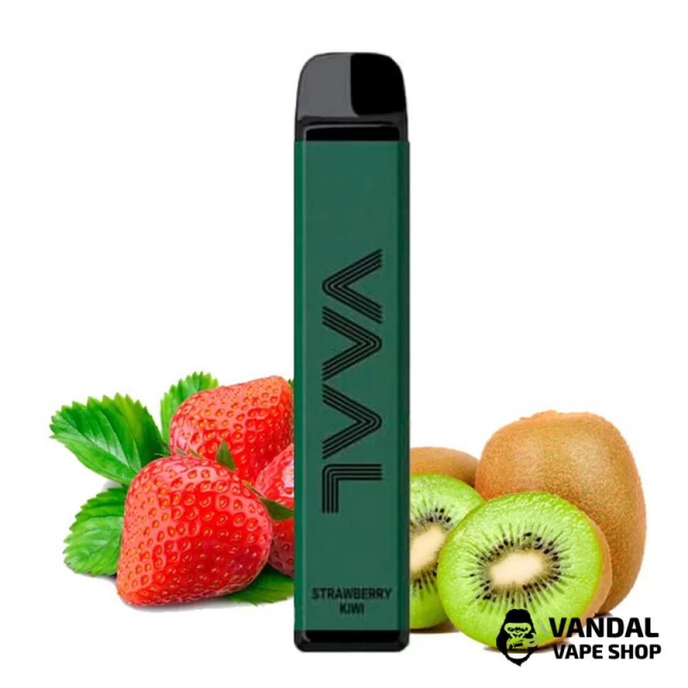 Одноразовий Pod Joyetech VAAL 1800M 900 мАг 5% на 1800 затяжок зі смаком полуниці і ківі