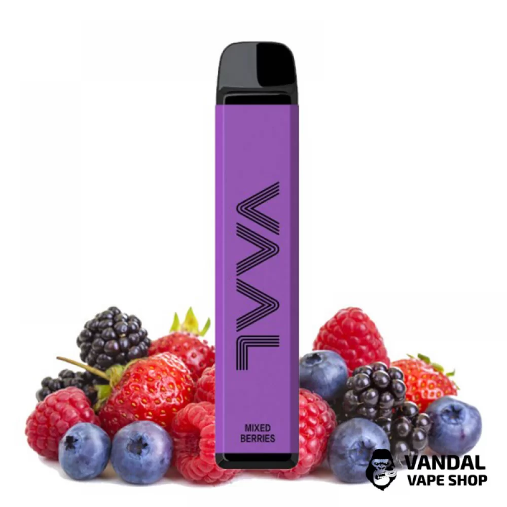 Одноразовий Pod Joyetech VAAL 1800M 900 мАг 5% на 1800 затяжок зі смаком ягід Одноразовий Pod Joyetech VAAL 1800M 900 мАг 5% на 1800 затяжок зі смаком ягід