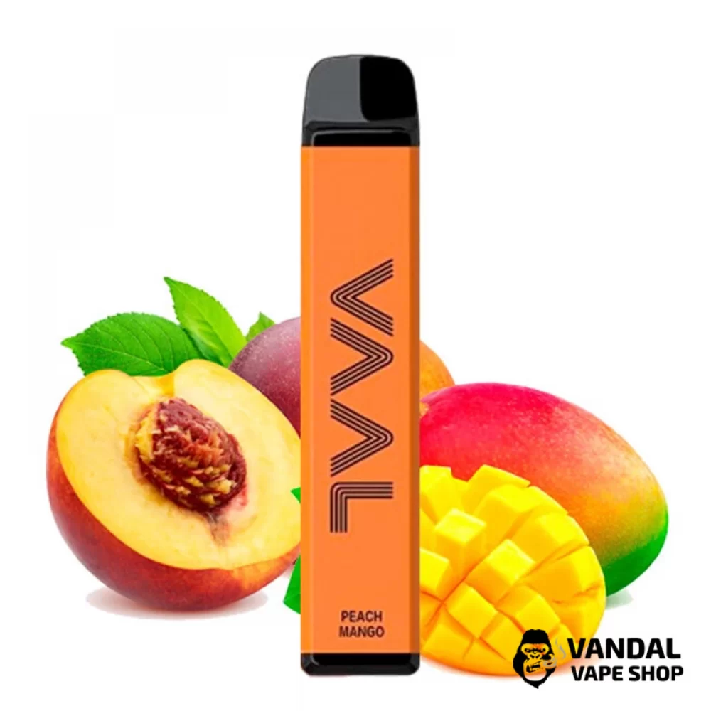 Одноразовый Pod Joyetech VAAL 1800M 900 мАч 5% на 1800 затяжек со вкусом персика и манго Одноразовый Pod Joyetech VAAL 1800M 900 мАч 5% на 1800 затяжек со вкусом персика и манго