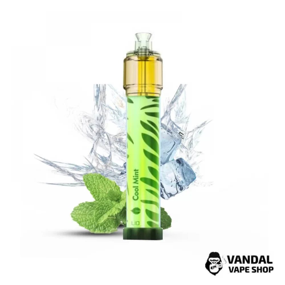LIO Bee Lit Disposable Pod Kit 1300mAh Cool Mint 5% Одноразова Pod система на 2500 затяжок зі смаком м'яти LIO Bee Lit Disposable Pod Kit 1300mAh Cool Mint 5% Одноразова Pod система на 2500 затяжок зі смаком м'яти