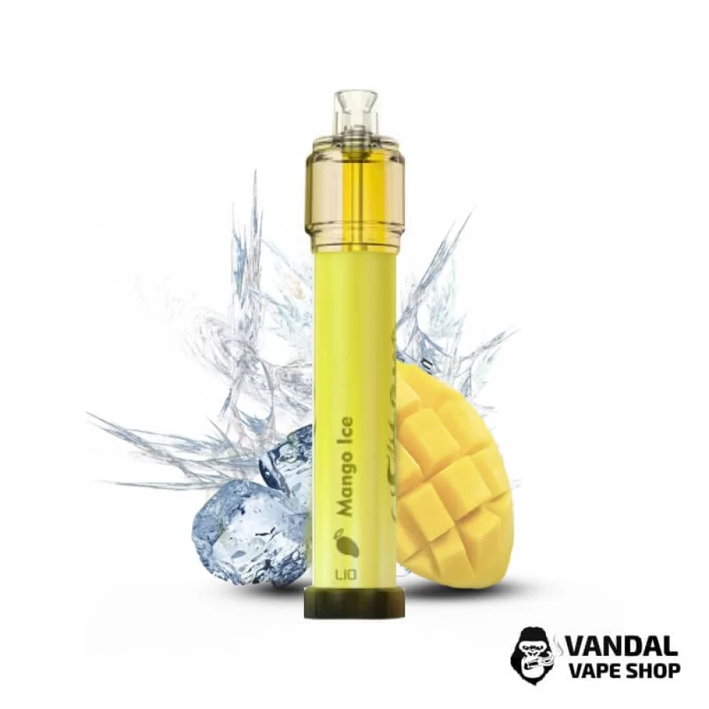 LIO Bee Lit Disposable Pod Kit 1300mAh Mango Ice 5% Одноразовая Pod система на 2500 затяжек со вкусом манго с холодком LIO Bee Lit Disposable Pod Kit 1300mAh Mango Ice 5% Одноразовая Pod система на 2500 затяжек со вкусом манго с холодком