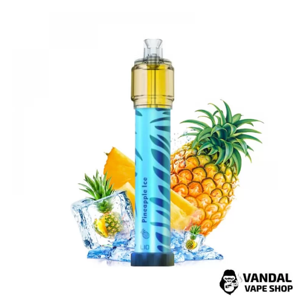 LIO Bee Lit Disposable Pod Kit 1300mAh Pineapple Ice 5% Одноразовая Pod система на 2500 затяжек со вкусом ананаса с холодком LIO Bee Lit Disposable Pod Kit 1300mAh Pineapple Ice 5% Одноразовая Pod система на 2500 затяжек со вкусом ананаса с холодком
