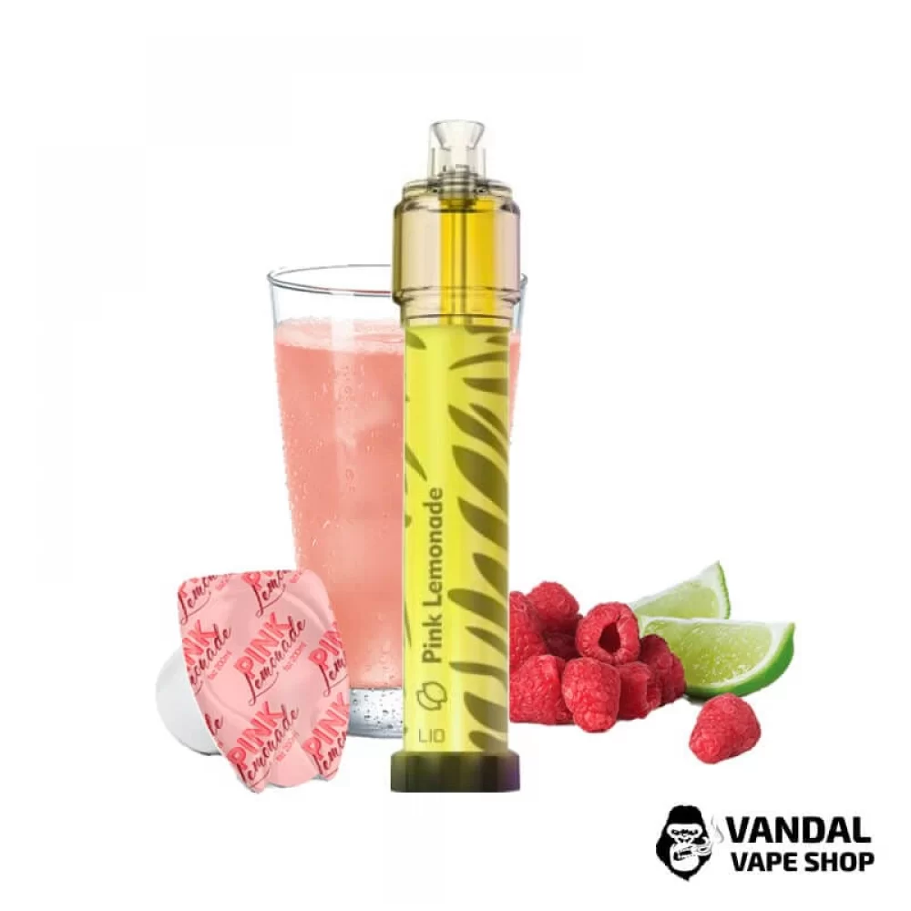 LIO Bee Lit Disponible Pod Kit 1300mAh Pink Lemonade5% Одноразова Pod система на 2500 затяжок зі смаком лимонаду з малини LIO Bee Lit Disponible Pod Kit 1300mAh Pink Lemonade5% Одноразова Pod система на 2500 затяжок зі смаком лимонаду з малини