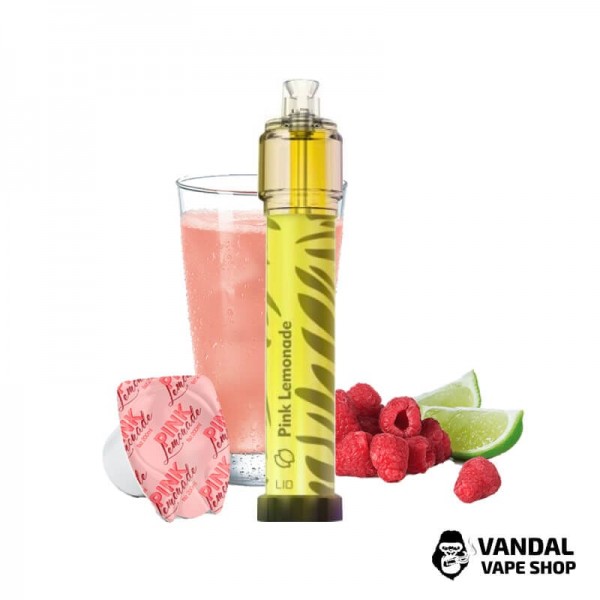 LIO Bee Lit Disponible Pod Kit 1300mAh Pink Lemonade5% Одноразова Pod система на 2500 затяжок зі смаком лимонаду з малини