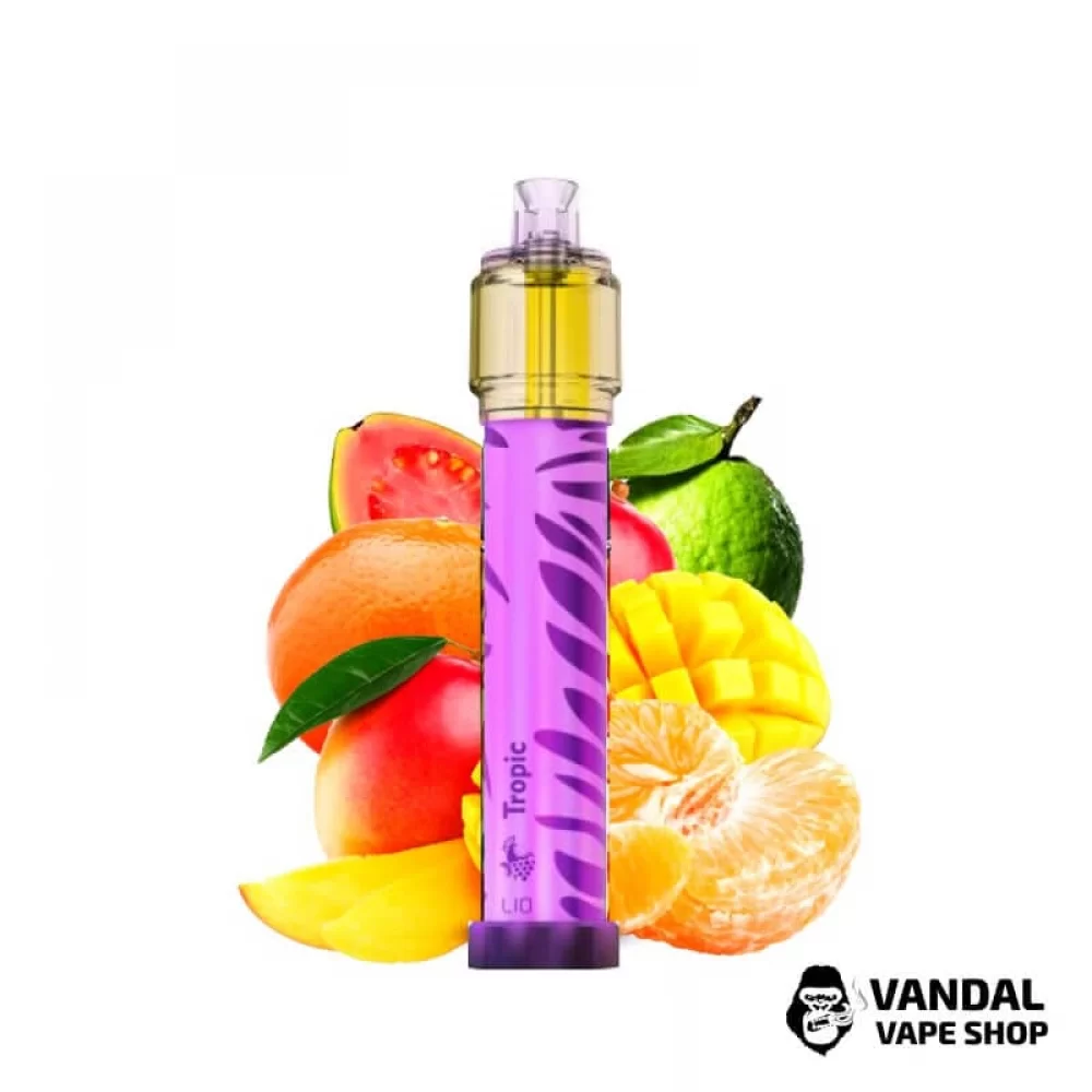 LIO Bee Lit Disposable Pod Kit 1300mAh Tropic 5% Одноразовая Pod система на 2500 затяжек со вкусом тропических фруктов LIO Bee Lit Disposable Pod Kit 1300mAh Tropic 5% Одноразовая Pod система на 2500 затяжек со вкусом тропических фруктов