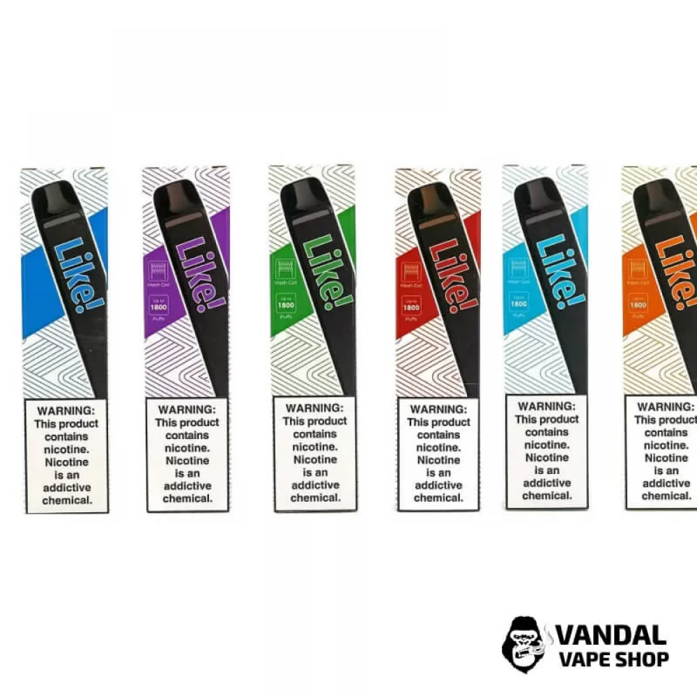 Одноразовая Pod система Joyetech Like! 1800 50 мг 900 мАч на 1800 затяжек