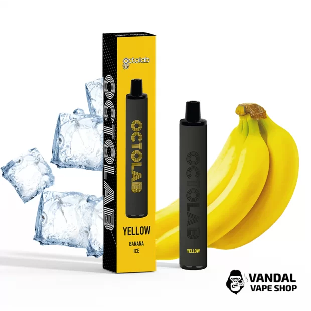 Одноразовый Pod Octolab 850 mAh на 1600 затяжек со вкусом банана с холодком