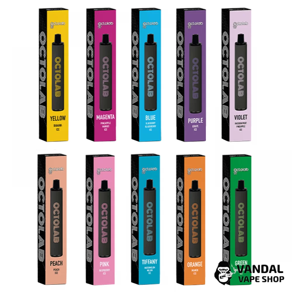 Одноразовий Pod Octolab 850 mAh на 1600 затяжок