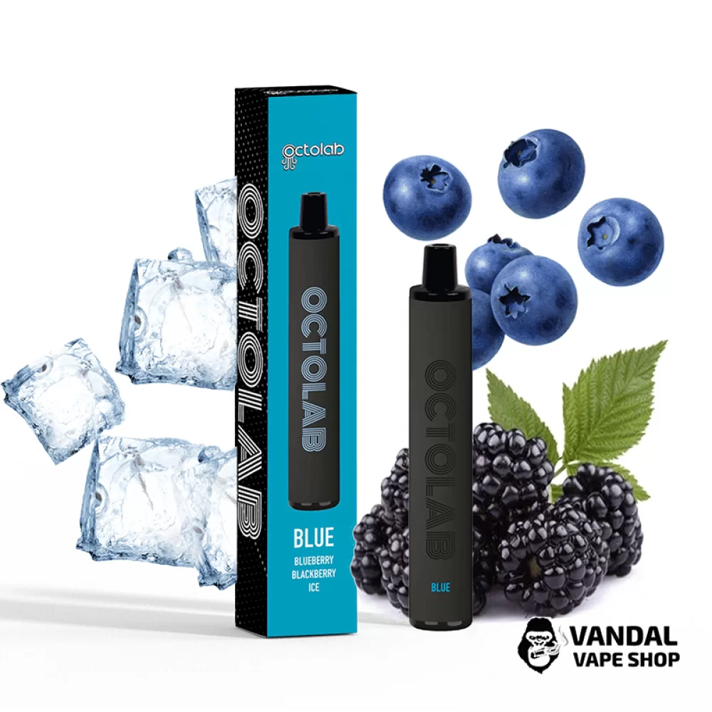 Одноразовый Pod Octolab 850 mAh на 1600 затяжек со вкусом черники и ежевики с холодком Одноразовый Pod Octolab 850 mAh на 1600 затяжек со вкусом черники и ежевики с холодком