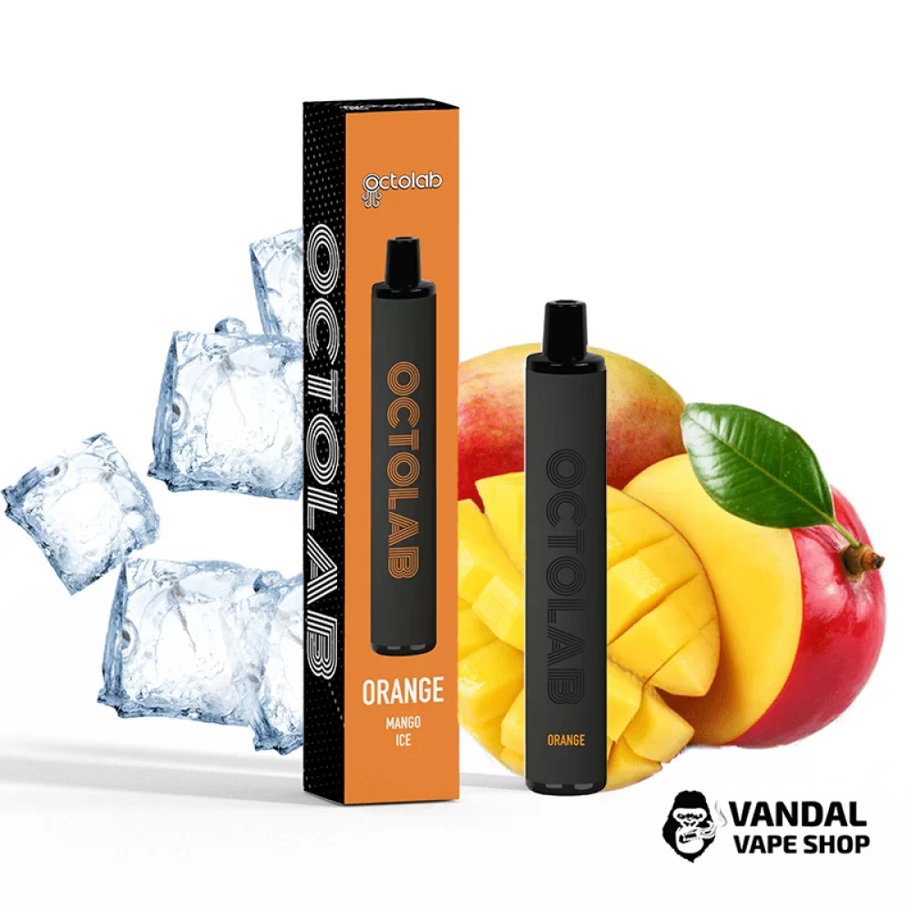 Одноразовий Pod Octolab 850 mAh на 1600 затяжок зі смаком манго з холодком