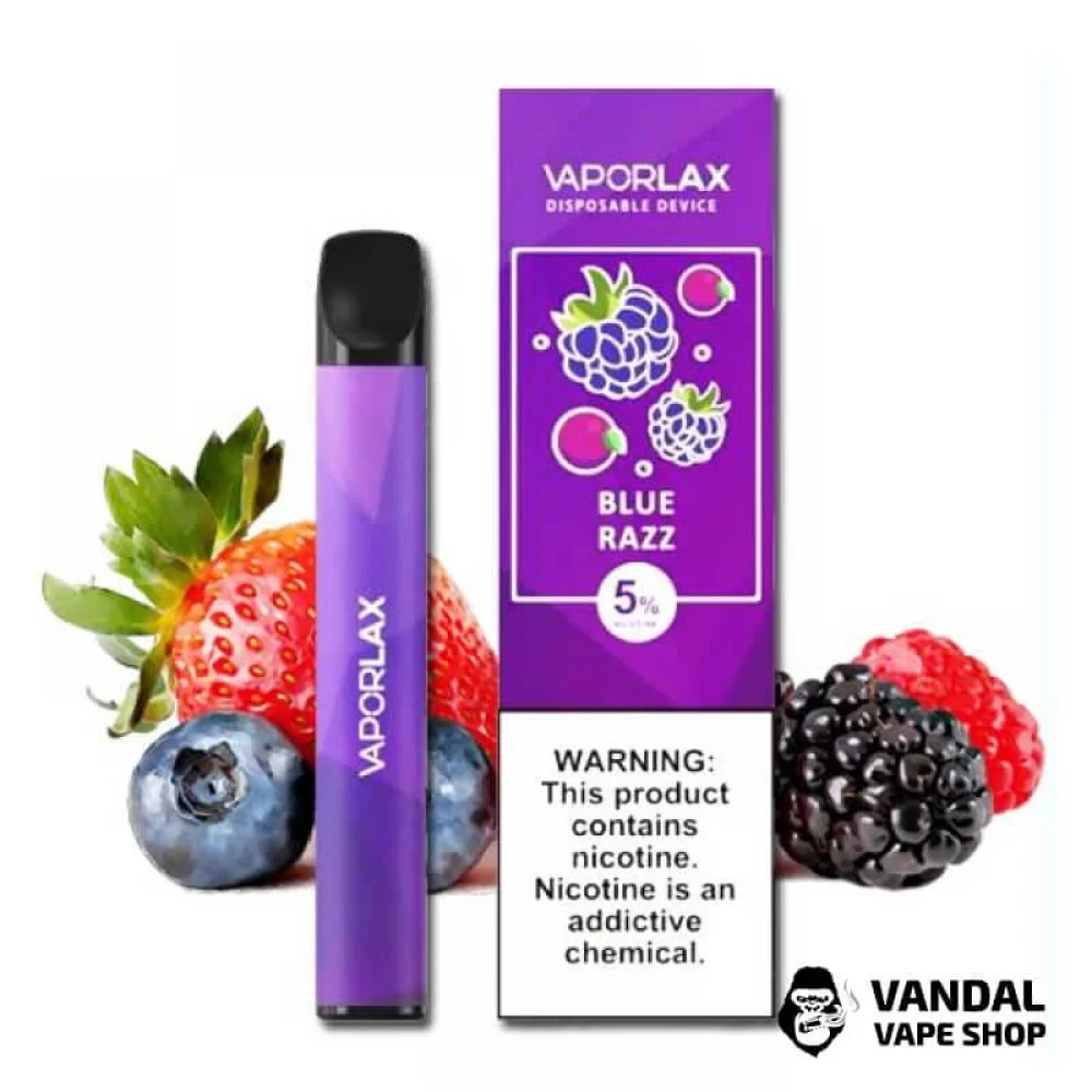 Одноразова POD-система VAPORLAX на 800 затяжок зі смаком лісових ягід Одноразова POD-система VAPORLAX на 800 затяжок зі смаком лісових ягід
