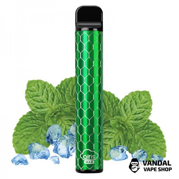 Одноразова Pod система Airis Max Pod Disposable Device 950mAh на 1800 затяжок зі смаком м'яти з холодком