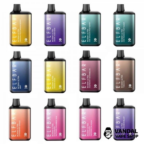 Одноразовый Elf Bar BC5000 Ultra 650 мАч 5% на 5000 затяжек