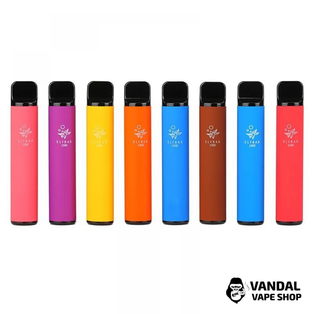 Одноразовий Pod Elf Bar 1500 Disposable Device 850mAh 5% на 1500 затяжок