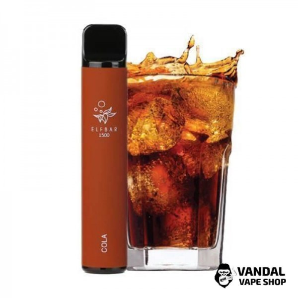 Одноразовий Pod Elf Bar 1500 Disposable Device 850mAh 5% на 1500 затяжок зі смаком коли