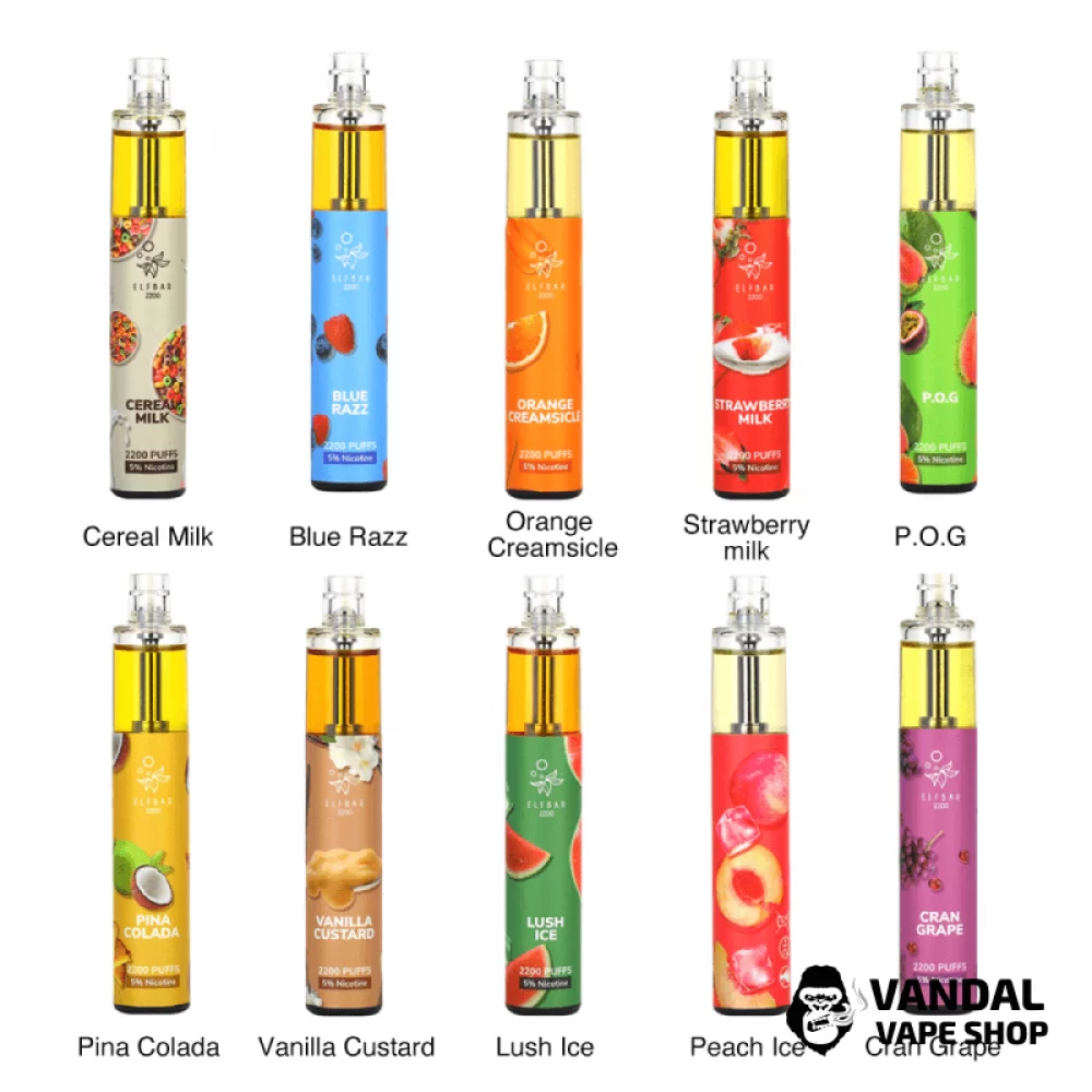 Одноразова Pod система Elf Bar 2200 Disposable Pod 1250mAh Одноразова Pod система Elf Bar 2200 Disposable Pod 1250mAh