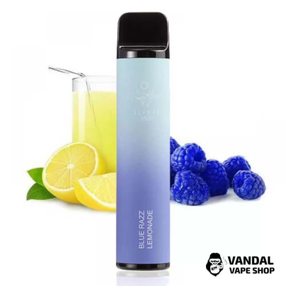 Одноразовий Pod Elf Bar 1400mAh 5% на 2500 затяжок зі смаком лимонаду з блакитною малиною Одноразовий Pod Elf Bar 1400mAh 5% на 2500 затяжок зі смаком лимонаду з блакитною малиною