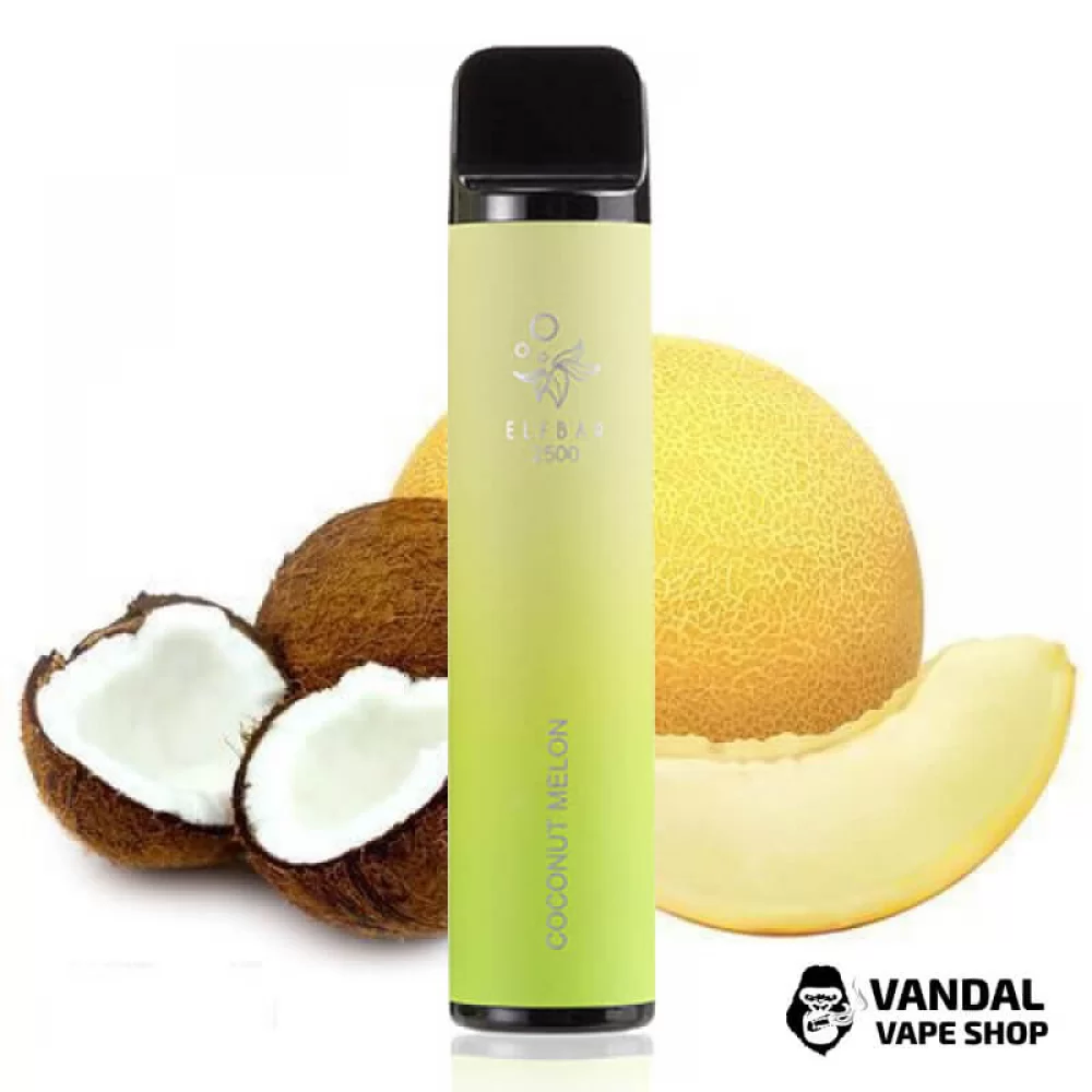 Одноразовый Pod Elf Bar 1400mAh 5% на 2500 затяжек со вкусом дыни с кокосом