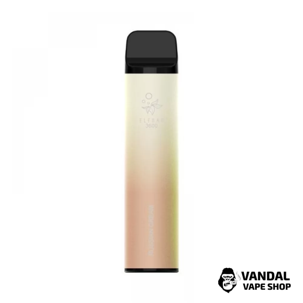 Одноразовый перезаряжаемый Pod Elf Bar 650 мАч на 3600 затяжек со вкусом ванильного крема Одноразовый перезаряжаемый Pod Elf Bar 650 мАч на 3600 затяжек со вкусом ванильного крема