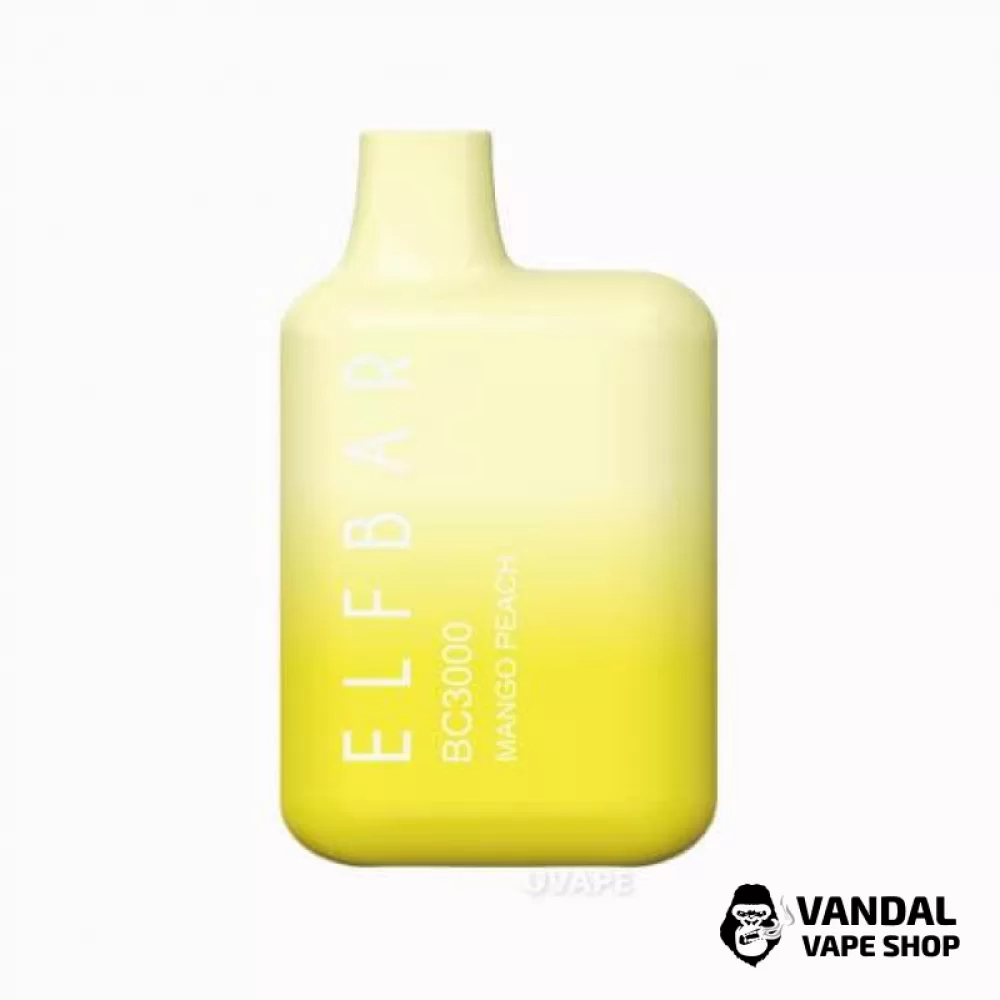 Одноразовый Pod Elf Bar BC3000 Disposable Device 650mAh 5% на 3000 затяжек со вкусом манго и персика Одноразовый Pod Elf Bar BC3000 Disposable Device 650mAh 5% на 3000 затяжек со вкусом манго и персика