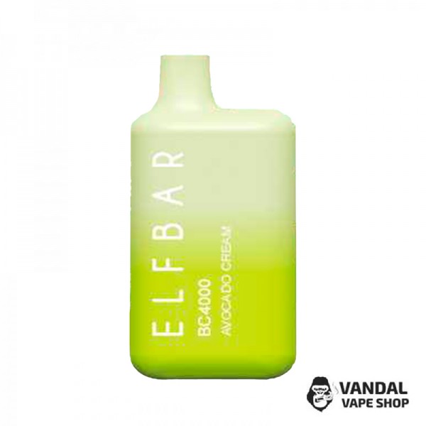 Одноразовий Pod Elf Bar BC4000 Disposable Device 650mAh 5% на 4000 затяжок зі смаком крему з авокадо
