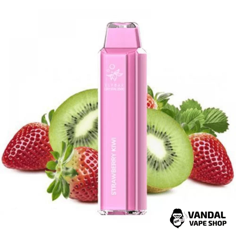 Одноразовий Pod Elf Bar Crystal 2500 на 2500 затяжок зі смаком полуниці та ківі