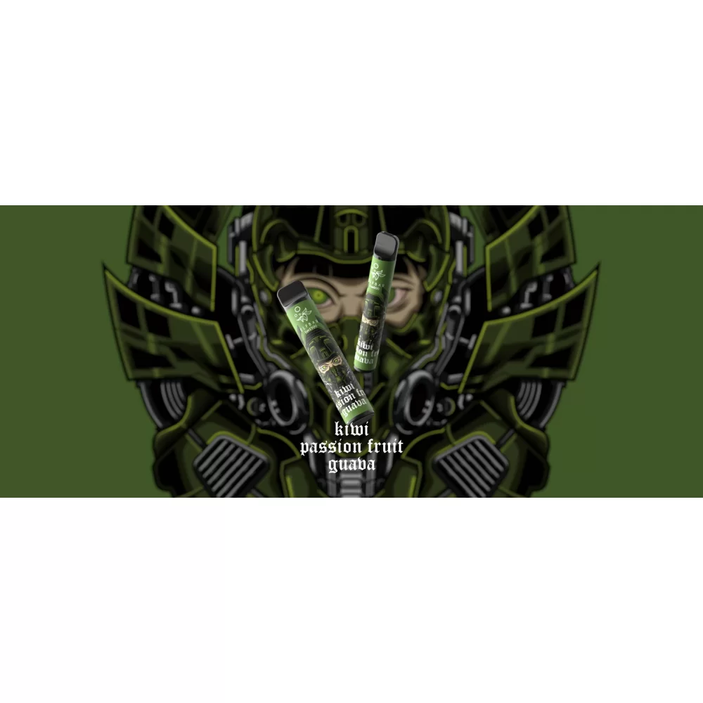 Одноразовий Pod Elf Bar Lux 1500 Disposable Device 850mAh 50 мг на 1500 затяжок зі смаком ківі, маракуйї і гуави