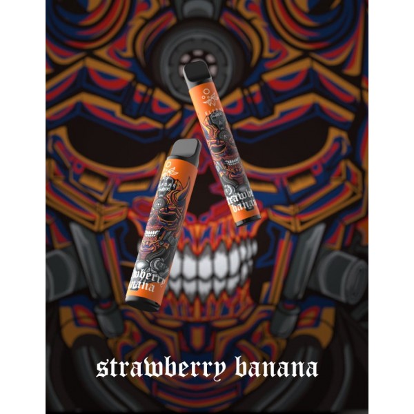 Одноразовий Pod Elf Bar Lux 1500 Disposable Device 850mAh 50 мг на 1500 затяжок зі смаком полуниці з бананом