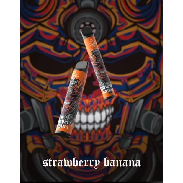 Одноразовий Pod Elf Bar Lux 1500 Disposable Device 850mAh 50 мг на 1500 затяжок зі смаком полуниці з бананом
