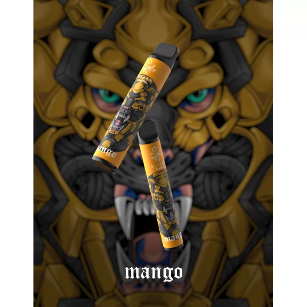 Одноразовый Pod Elf Bar Lux 1500 Disposable Device Mango 850mAh 50 мг на 1500 затяжек со вкусом манго Одноразовый Pod Elf Bar Lux 1500 Disposable Device Mango 850mAh 50 мг на 1500 затяжек со вкусом манго